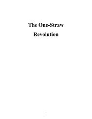 The One-Straw Revolution - Multiworld India