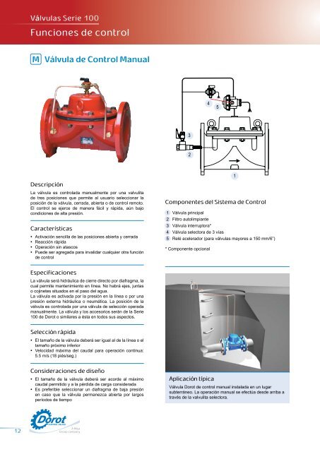 VÃ¡lvulas Serie 100 - Dorot Control Valves