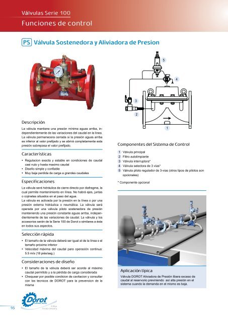 VÃ¡lvulas Serie 100 - Dorot Control Valves