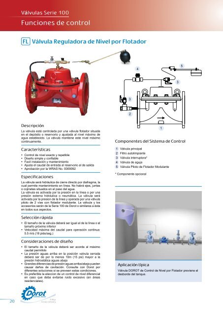 VÃ¡lvulas Serie 100 - Dorot Control Valves