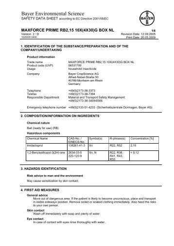 Bayer Environmental Science - Rentokil