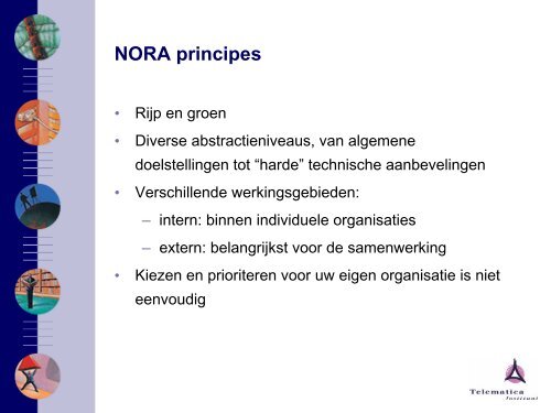 NORA in breder perspectief: Consequenties van service-oriëntatie