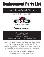 Napoleon Gas & Electric - Hearth Products Distributing