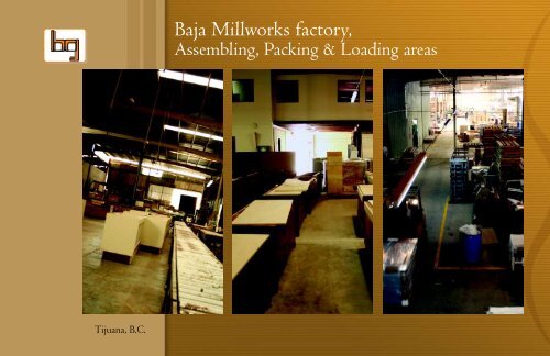 BAJA MILLWORKS, SA DE CV CABINETS BY BAJA, INC ... - B2B