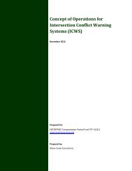 Concept of Operations for Intersection Conflict Warning ... - Enterprise