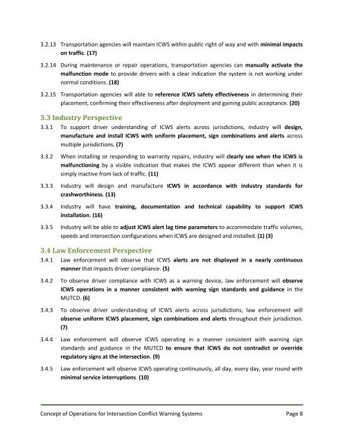 Concept of Operations for Intersection Conflict Warning ... - Enterprise