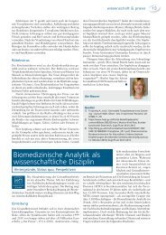 Biomedizinische Analytik als wissenschaftliche ... - biomed-austria