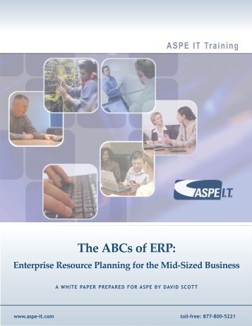 The ABCs of ERP: - ASPE