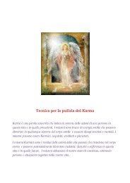 Tecnica per la pulizia del Karma - Sotto le ali degli Angeli