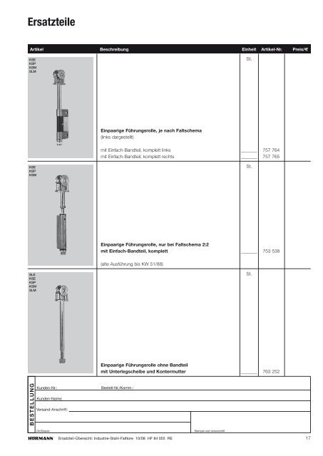 Industrie-Stahl-Falttore - Hörmann KG