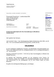 Stadt Karlsruhe Piratenpartei Deutschland â Landesverband BW ...