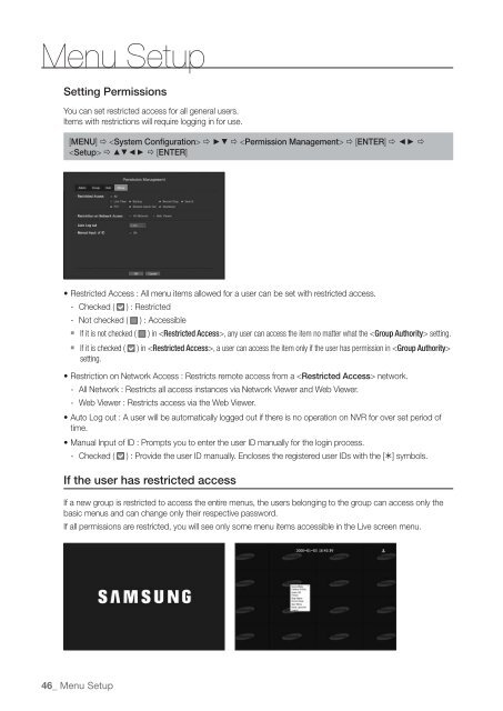 Samsung SRN-470D User Manual - Use-IP