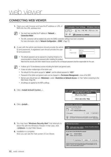 Samsung SRN-470D User Manual - Use-IP