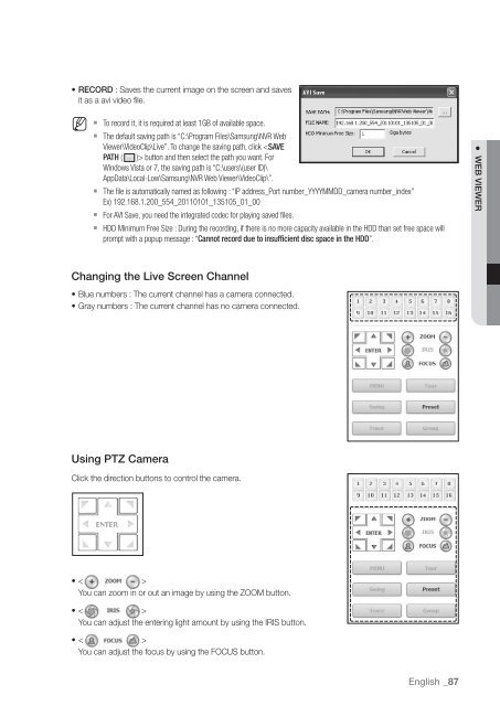 Samsung SRN-470D User Manual - Use-IP