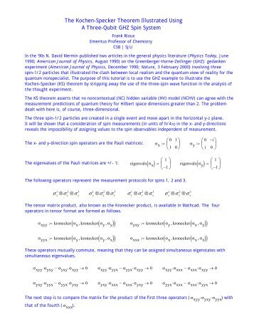 Mathcad - GHZ-Briefer - Users.csbsju.edu