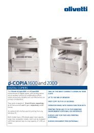 Olivetti D-Copia 1600 Digital Copier - Deltan