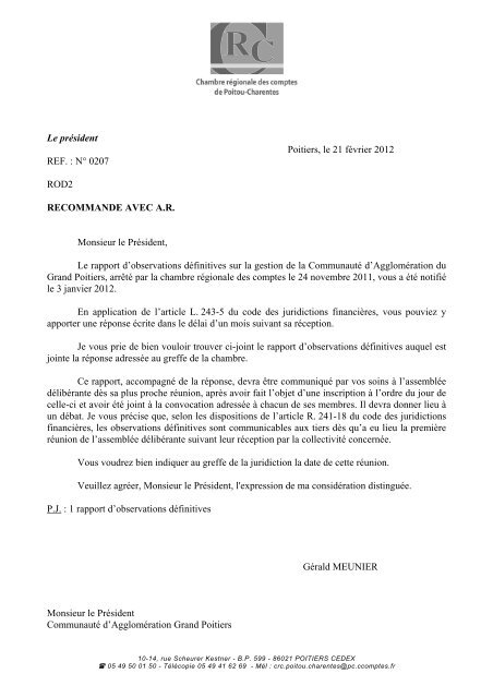 Rapport d'observations dÃ©finitives (PDF, 3,18 MB) - Cour des comptes