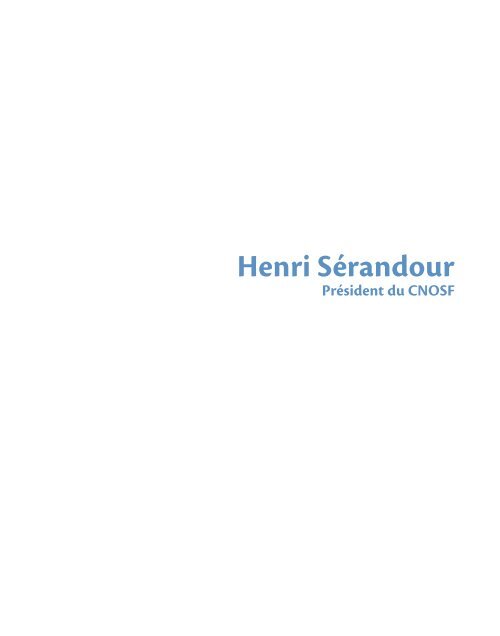 Henri SÃ©randour - ComitÃ© National Olympique et Sportif FranÃ§ais