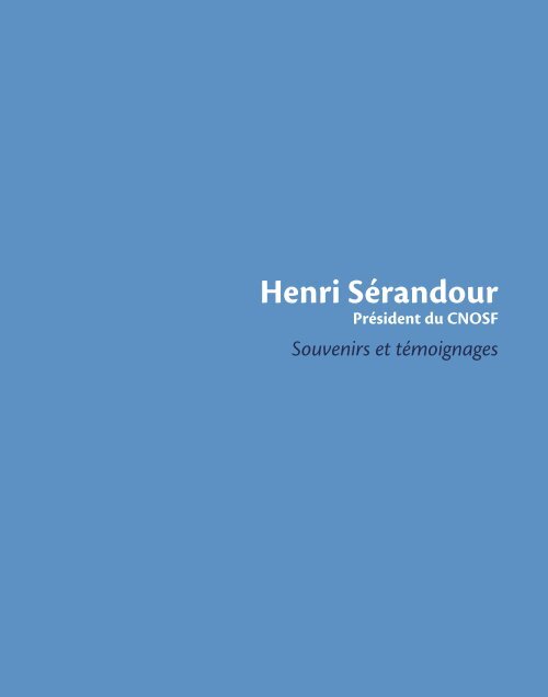 Henri SÃ©randour - ComitÃ© National Olympique et Sportif FranÃ§ais