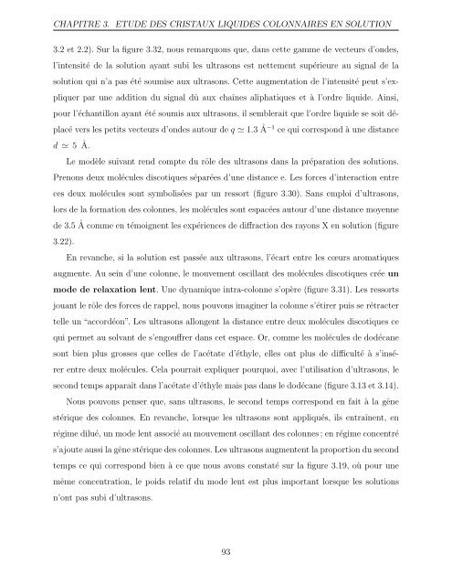 Etudes de cristaux liquides colonnaires en solution organique et en ...