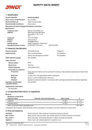 SAFETY DATA SHEET - Brandt