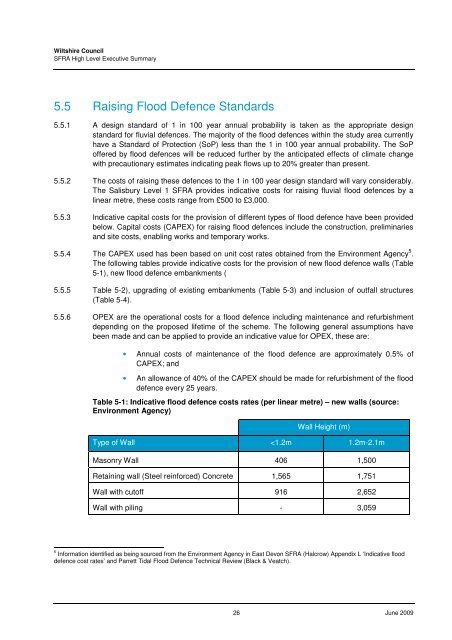 Strategic Flood Risk Assessment - Wiltshire Council