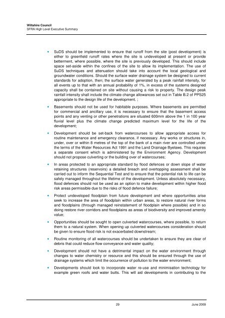 Strategic Flood Risk Assessment - Wiltshire Council