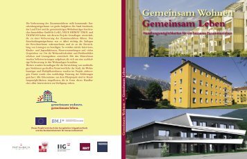 Gemeinsam Wohnen Gemeinsam Leben - Stadt Innsbruck