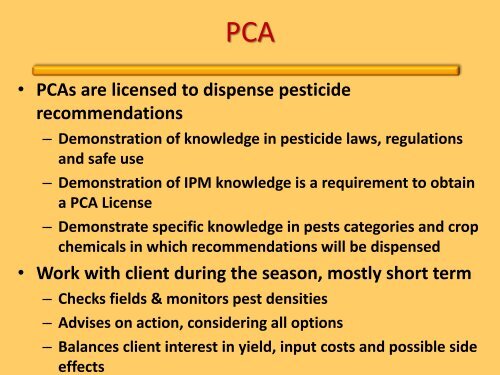 The 5 P's of Sustainable Agriculture, Ecosystem-based IPM, and the ...