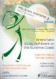 Pelican Waters Golf Classic Brochure & Entry Form