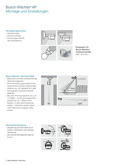 Broschüre Busch-Wächter - ABB Schweiz AG, Industrie- und ...