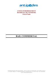 bail commercial meuble - CN2i