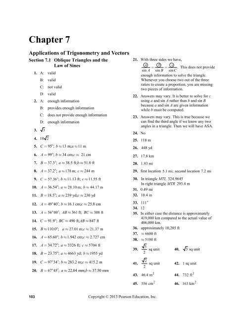 Chapter 7 - Pearson