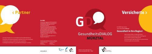 Folder zum Gesundheitsdialog Mürztal - VAEB