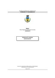 RELAZIONE e asseverazioni - Comune di Tavagnacco