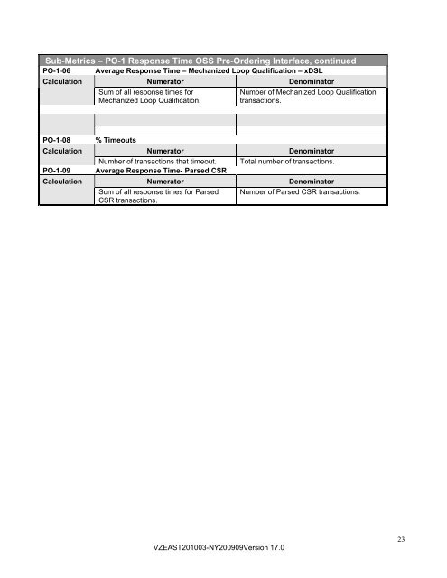 Carrier-to-Carrier Guidelines Ver.17 - Verizon