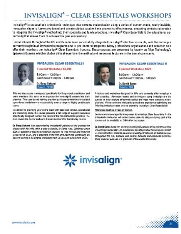 Invisalign Workshops - Toronto Academy of Dentistry