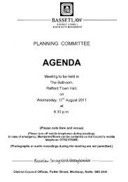 AGENDA - Bassetlaw District Council