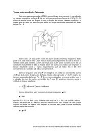 Torque sobre uma Espira Retangular - UFSM