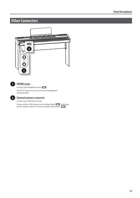 Owner's Manual (FP-7F_OM.pdf) - Roland