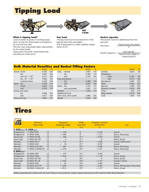 L 524 - L 542 Wheel Loaders