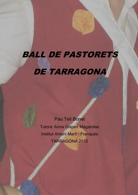 Ball de Pastorets de Tarragona [DinA4-Original] - Tinet