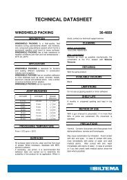 TECHNICAL DA TECHNICAL DATASHEET TASHEET - Biltema