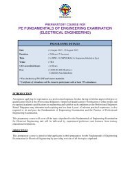 pe fundamentals of engineering examination (electrical ... - Corenet