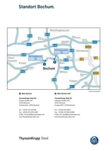 Standort Bochum - ThyssenKrupp Steel Europe AG