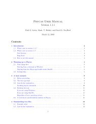Phycas User Manual