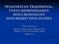 pengobatan tradisional, upaya meminimalkan biaya kesehatan ...