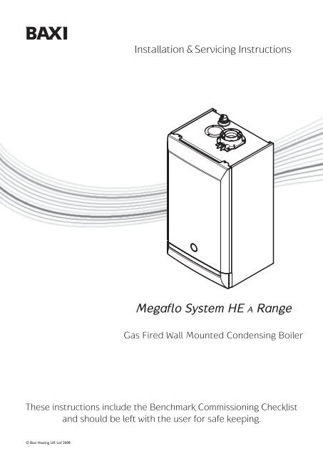 Baxi Megaflo HE System Boilers 15,18,24,28,32 ... - BHL.co.uk