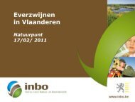 Presentatie INBO: everzwijnen in Vlaanderen - Natuurpunt
