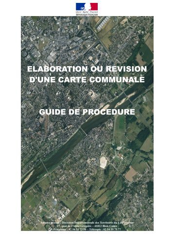 elaboration ou revision d'une carte communale guide ... - Webissimo